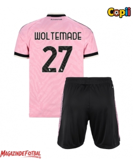 Juventus Nick Woltemade #27 Echipament de Fotbal Replică 2026-27 Copii Deplasare (+ Șorturi)